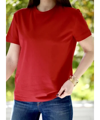 Md Kırmızı Basic Tshirt