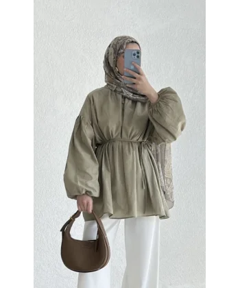 Pamuk Vual Yeşil Gömlek (%100 pamuk )