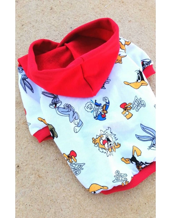 Bugs Bunny %100 Pamuk Kumaş Köpek Sweatshirt