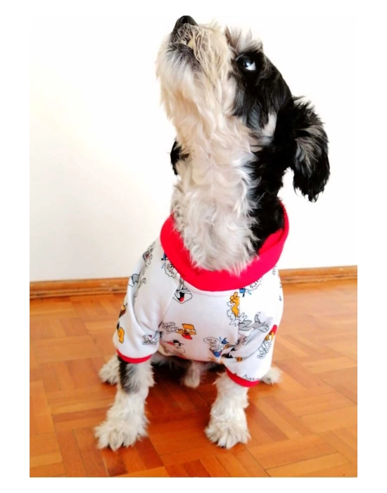 Bugs Bunny %100 Pamuk Kumaş Köpek Sweatshirt