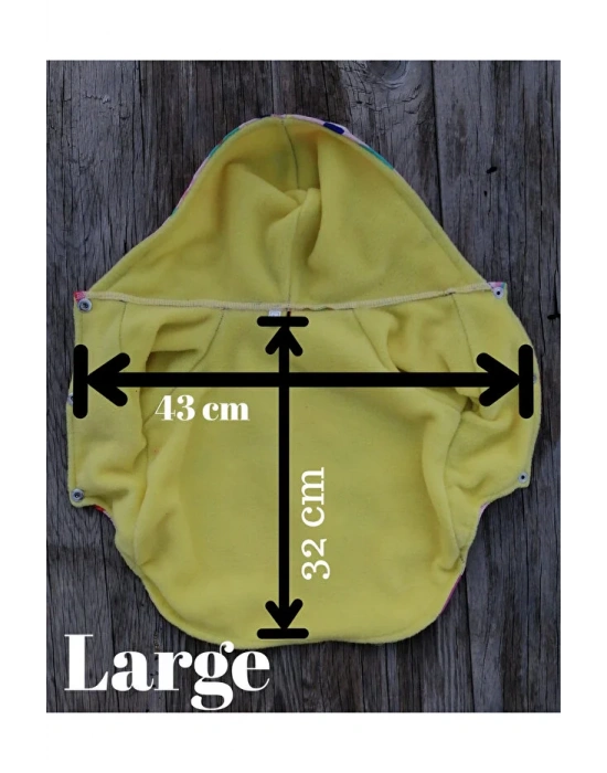 Deniz Yıldızı Baskılı Turuncu Köpek Yağmurluğu