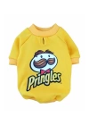Pringles Baskılı 3 İplik Şardonlu Köpek Sweatshirt