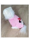 Pembe Baskılı Köpek Sweatshirt