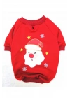 Kırmızı Noel Baba Kedi & Köpek Sweatshirt
