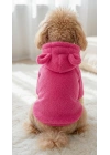 Pembe Ayıcık Temalı Teddy Bear Peluş %100 Pamuk Kumaş Kedi Köpek Kıyafeti & Elbisesi Kapüşonlu Sweatshirt
