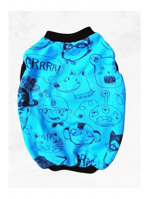 Mavi Kedi & Köpek Atlet