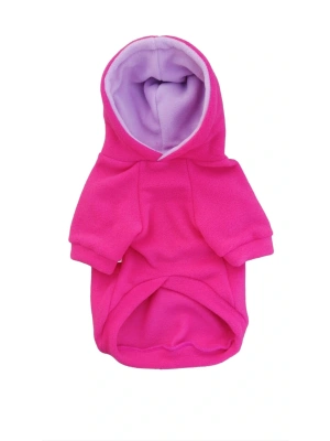 Pembe Kapişonlu Kedi Köpek Sweathirt - Kedi Köpek Kıyafeti