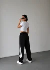 Siyah NK Stoperli Oversize Unisex Eşofman