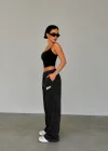 Siyah Wiintech SWT Oversize Unisex Eşofman