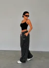 Siyah Wiintech NK Oversize Unisex Eşofman