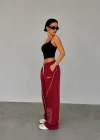 Bordo NK Arabiyeli Oversize Unisex Eşofman