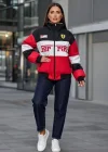 Ferrari Oversize Unisex Çift Taraflı Mont