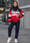 Ferrari Oversize Unisex Çift Taraflı Mont