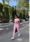 Pembe Alo Arabiyeli Taytlı Takım