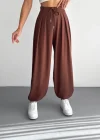 Kahve Oysho Modal Şalvar Pantolon