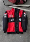 Kırmızı Ferrari İçi astarlı Unisex Bomber Ceket