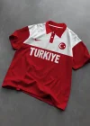 Kırmızı Polo Yaka Türkiye Milli Takım Tshirt
