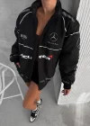 Mercedes İçi astarlı Unisex Bomber Ceket