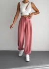 Pembe Oysho Modal Şalvar Pantolon