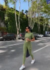 Yeşil Alo Arabiyeli Taytlı Takım