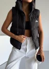 Siyah Alo Şişme Yelek