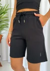 Siyah Oysho Modal Kumaş Şort