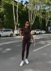 Kahve Alo Arabiyeli Taytlı Takım