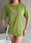 Yeşil Alo Süprem Oversize Tshirt