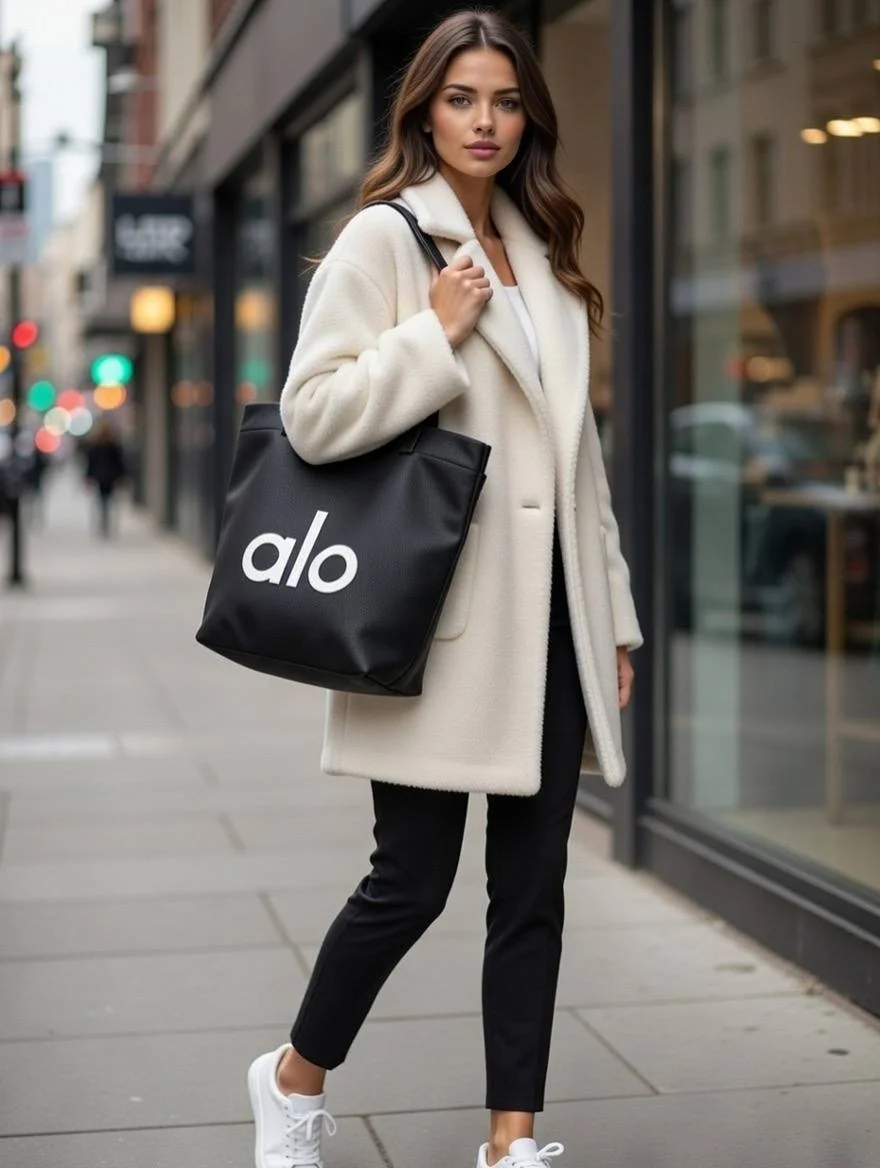 Siyah Alo Big Bag Şeffaf Çanta