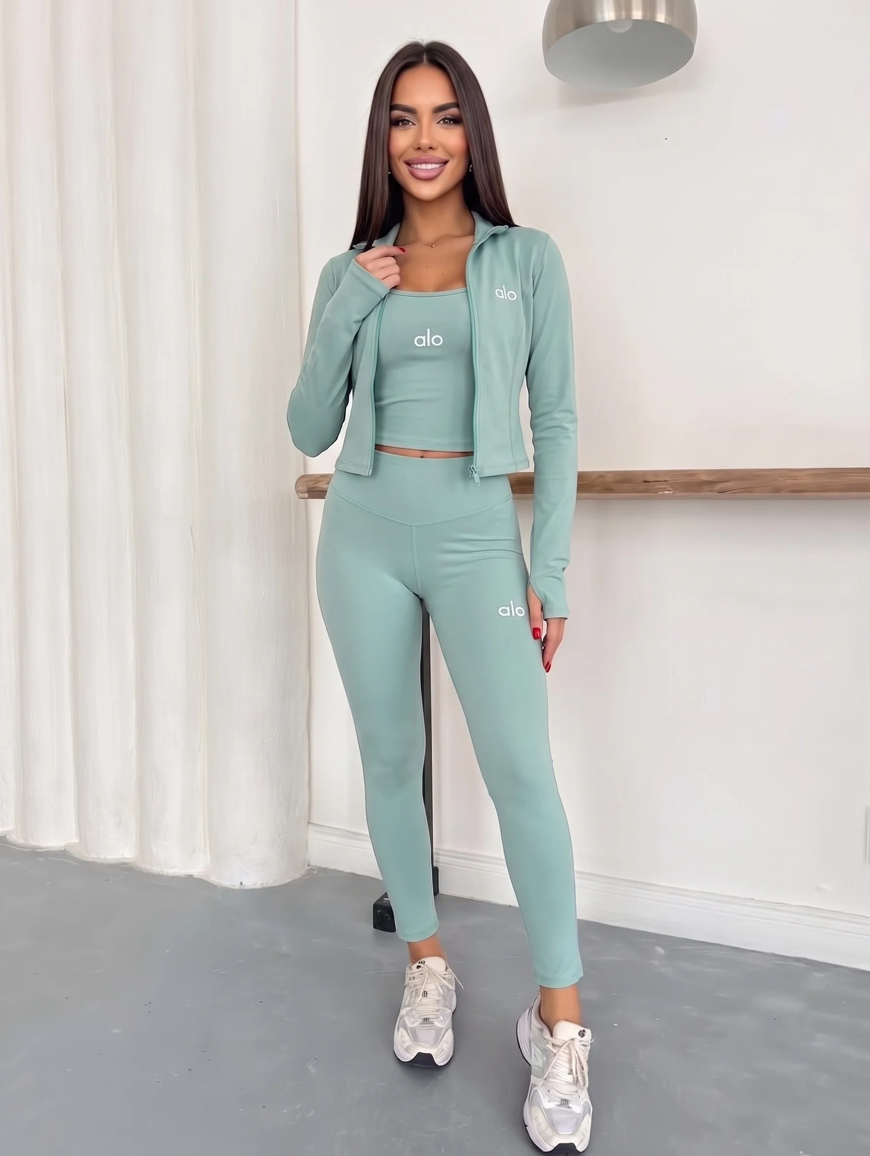 Mint Alo Dalgıç Üçlü Taytlı Takım