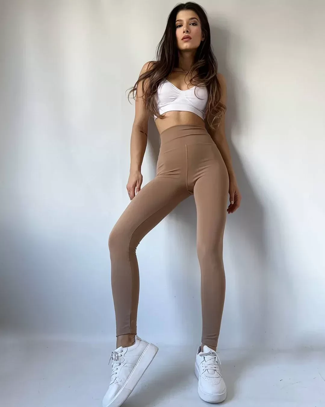 Bej Toparlayıcı Ve Sıkılaştrıcı Oysho Tayt