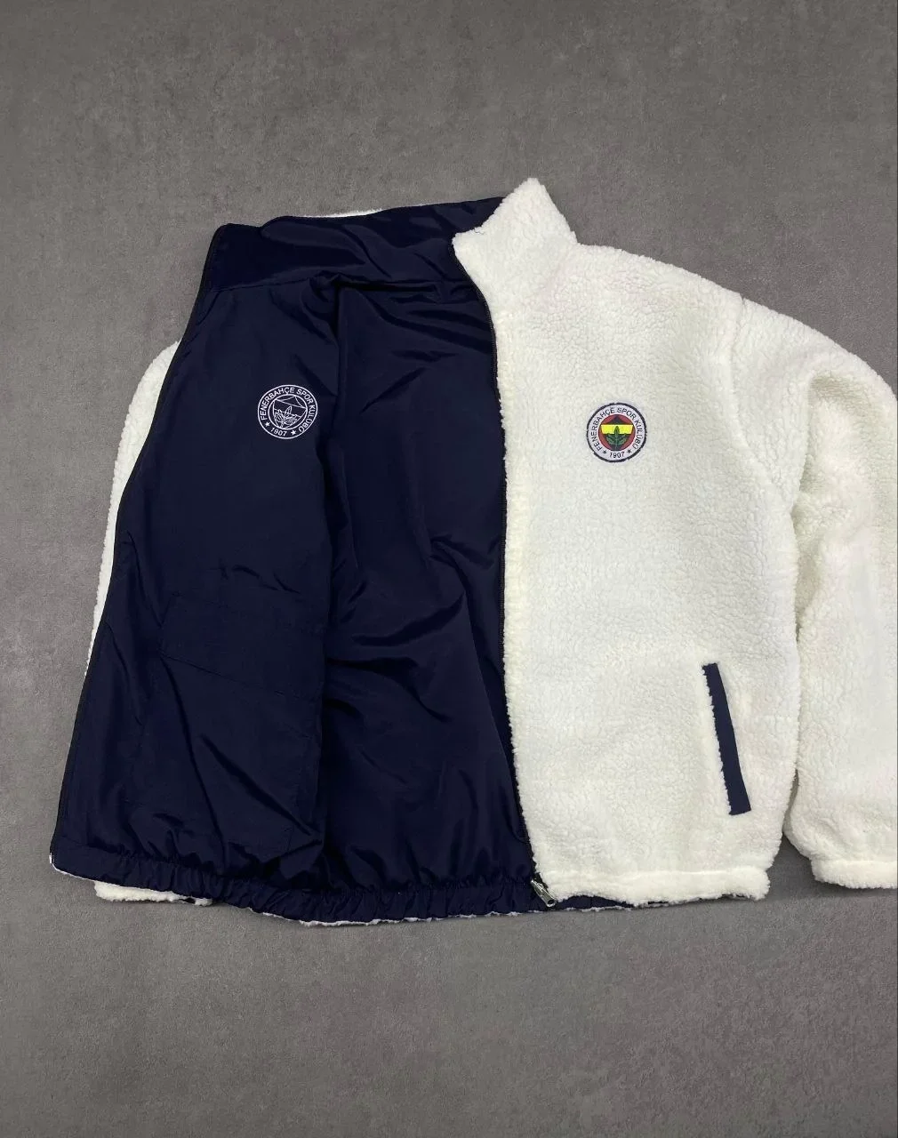 FB Çift Taraflı Kürklü Mont