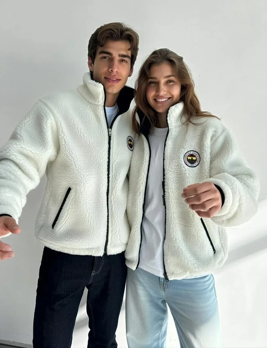 FB Çift Taraflı Kürklü Taraftar Mont