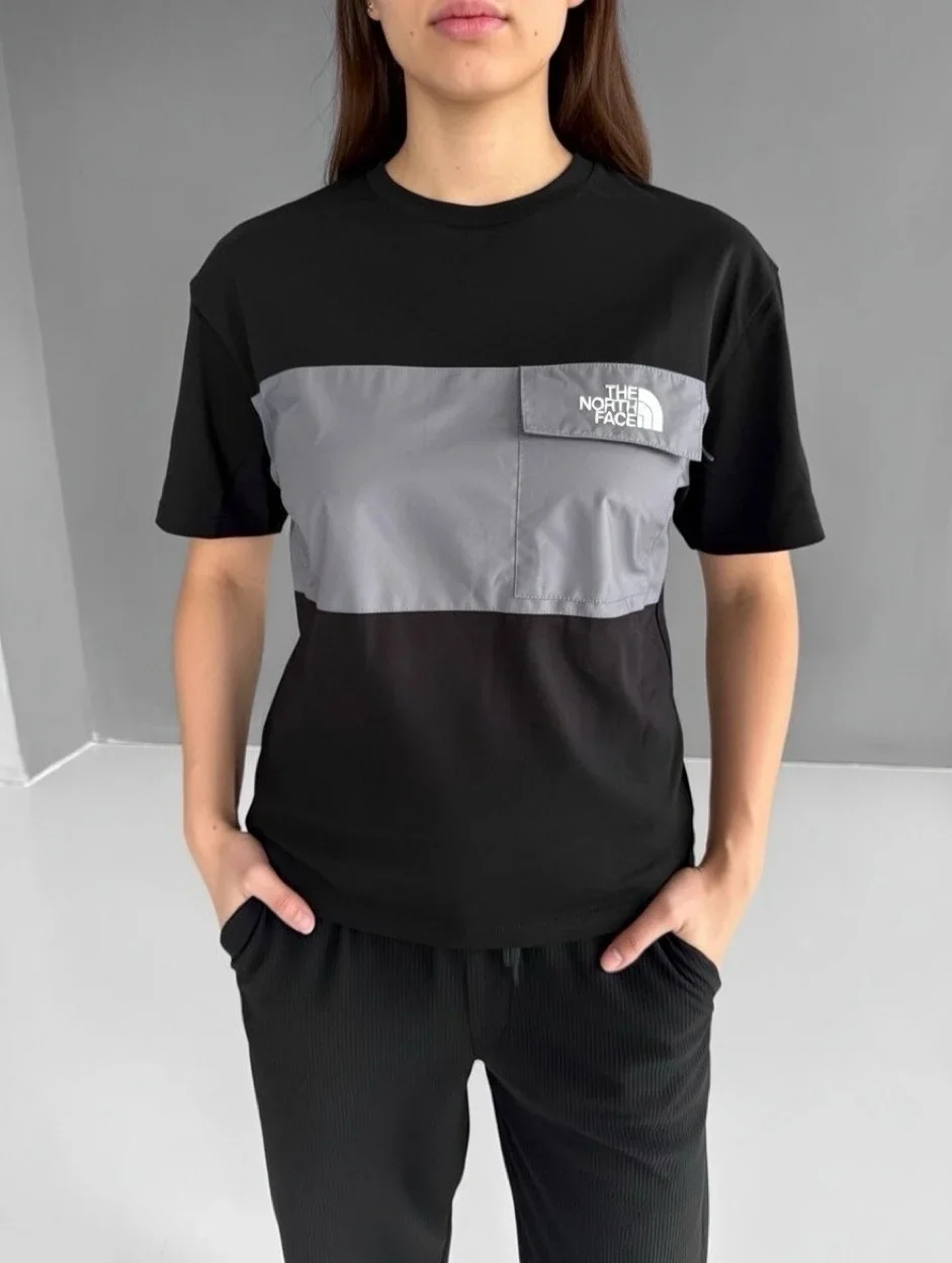 Gri Şerit NF Oversize Unisex Tshirt