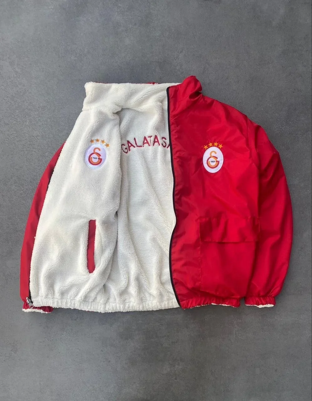 GS Çift Taraflı Kürklü Mont