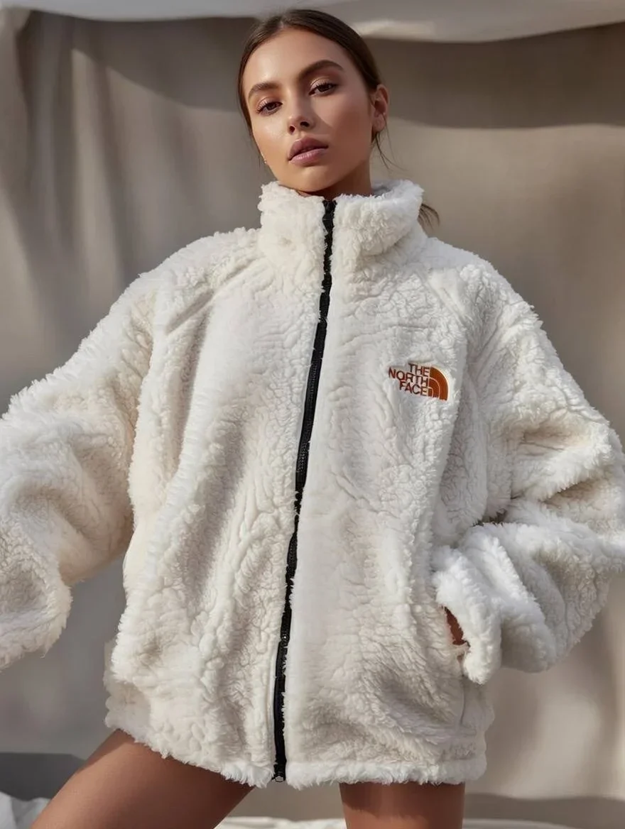 Hardal Çift Taraflı Giyilebilir Kürklü Mont