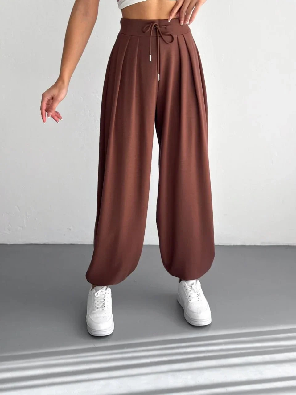 Kahve Oysho Modal Şalvar Pantolon