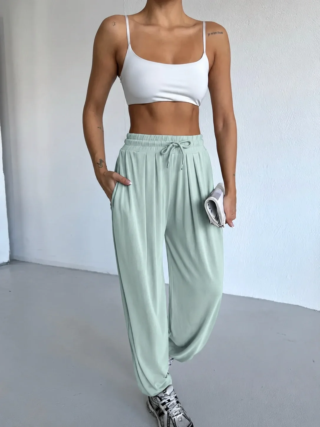 Mint Oysho Modal Kumaş Şalvar Pantolon