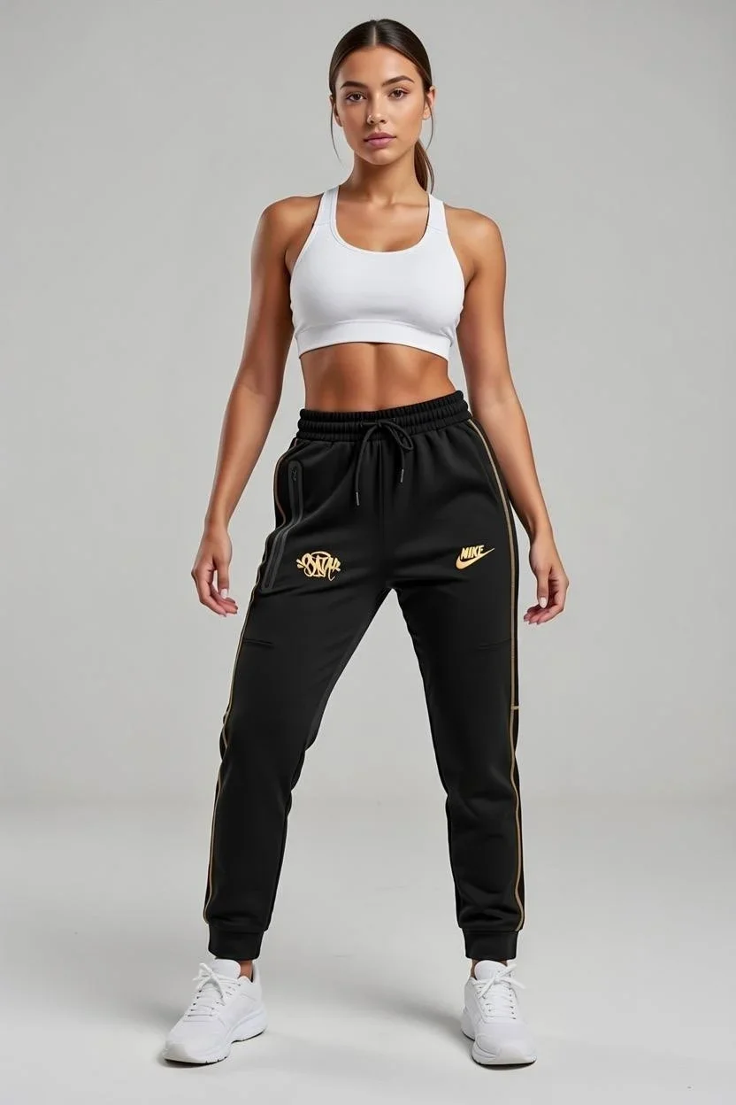 Siyah NK Biyeli Jogger Eşofman