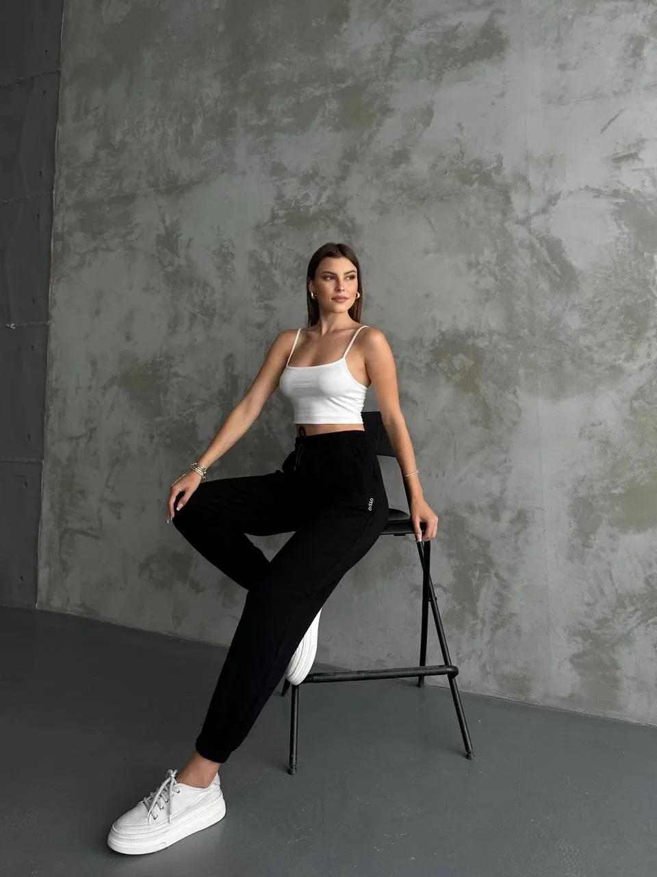 Siyah Oysho Jogger Modal Eşofman