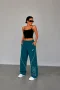 Yeşil NK Arabiyeli Oversize Unisex Eşofman