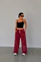 Bordo NK Arabiyeli Oversize Unisex Eşofman