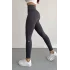 Antrasit Alo Yoga Şardonlu Sıkılaştırıcı Yüksek Bel Tayt