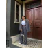 Antrasit Ceket Yaka İthal Kürk