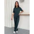 Yeşil Lacoste Şeritli Modal İkili Takım