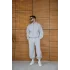 Gri Basic Biyeli Oversize Eşofman Takımı