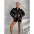 Mercedes İçi astarlı Unisex Bomber Ceket