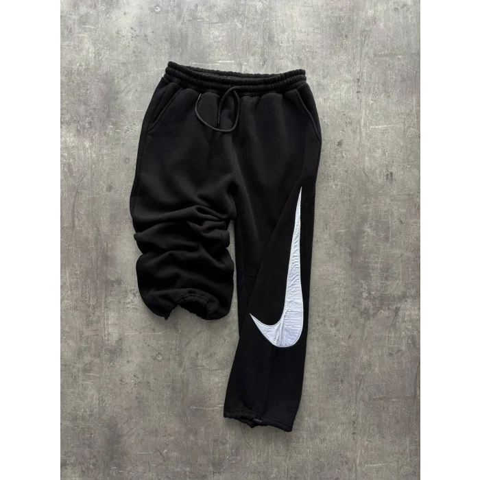 Siyah NK Big Logo Unisex Oversize Eşofman