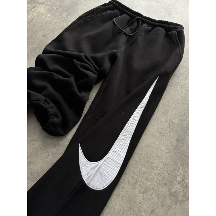 Siyah NK Big Logo Unisex Oversize Eşofman