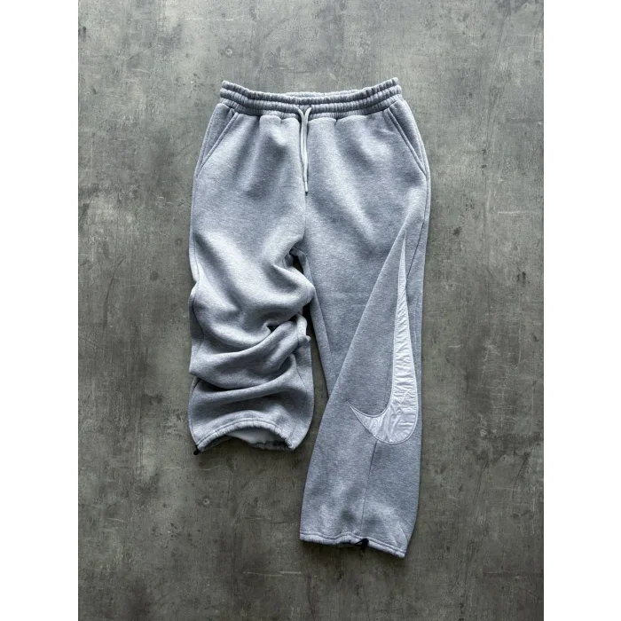 Gri NK Big Logo Unisex Oversize Eşofman